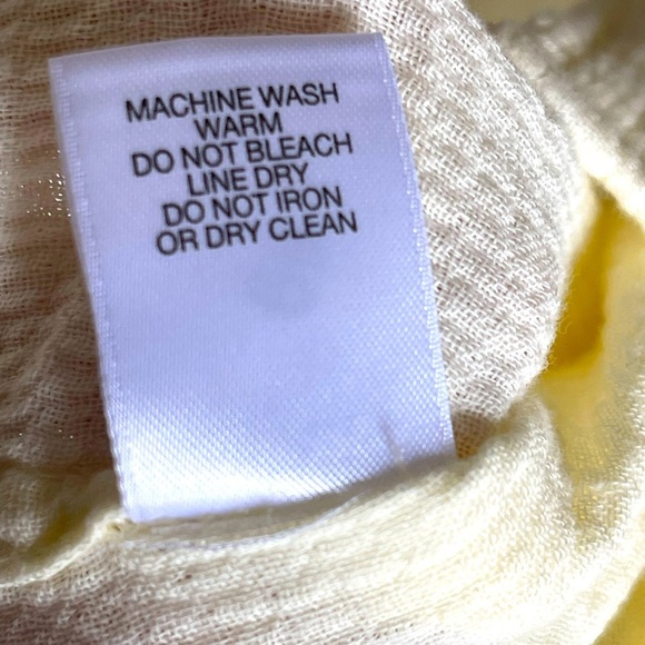 🔥SALE🔥ROWM MENS PALE YELLOW SHORT SLEEVE SHIRT SZ XL - Picture 6 of 10